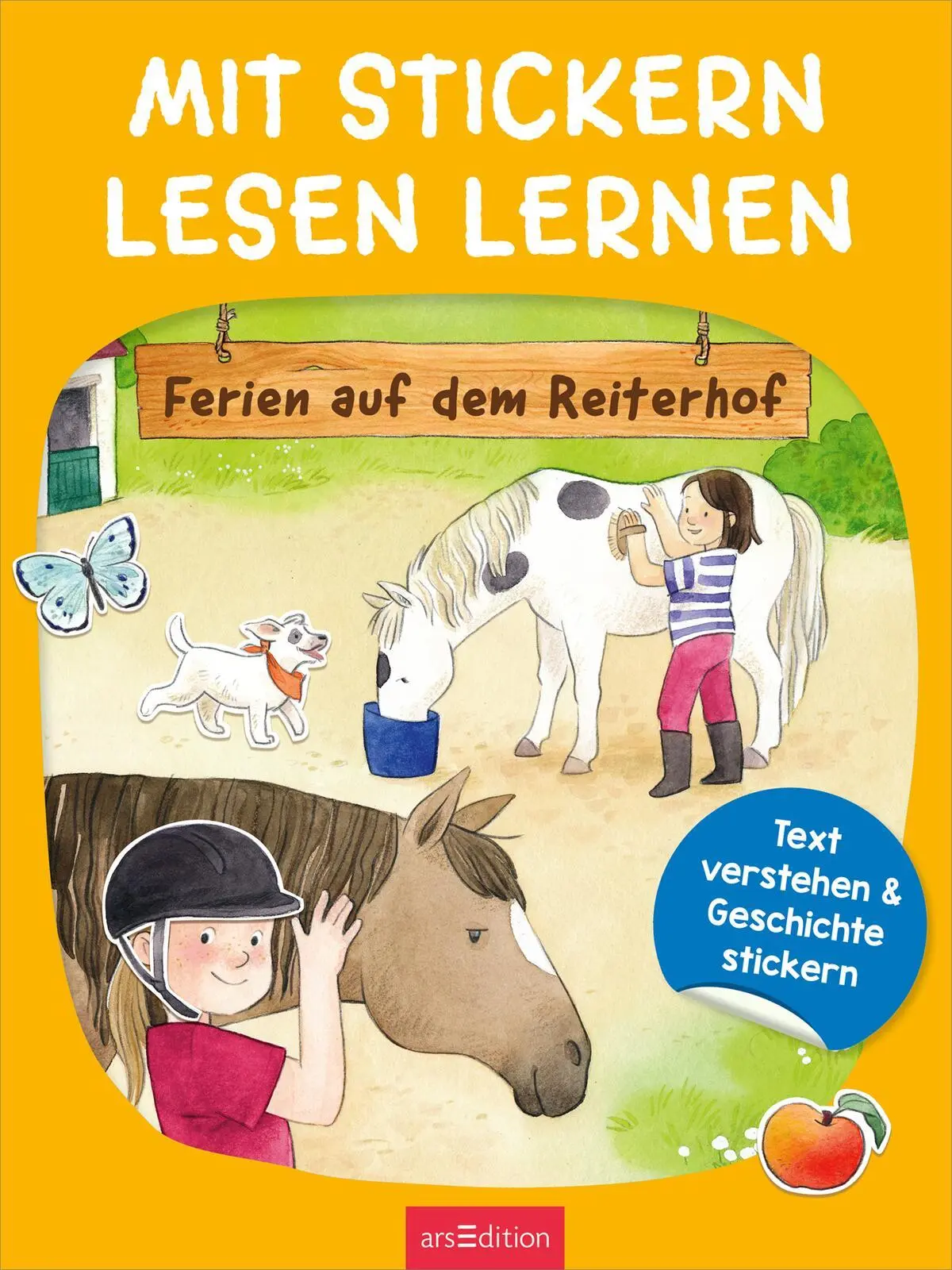 Bild: 9783845860237 | Mit Stickern Lesen lernen - Ferien auf dem Reiterhof | Annette Moser