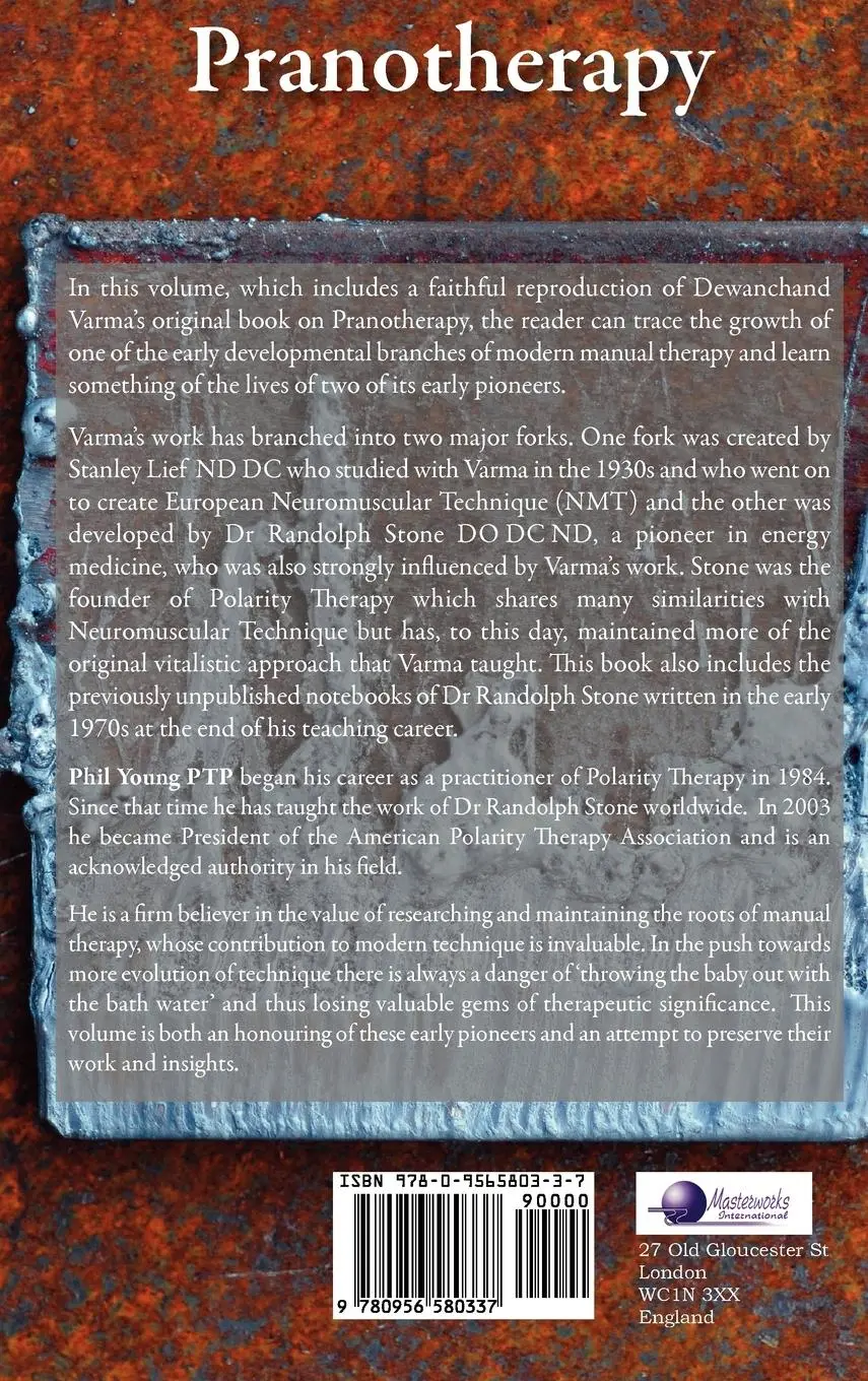 Rückseite: 9780956580337 | Pranotherapy - The Origins of Polarity Therapy and European...