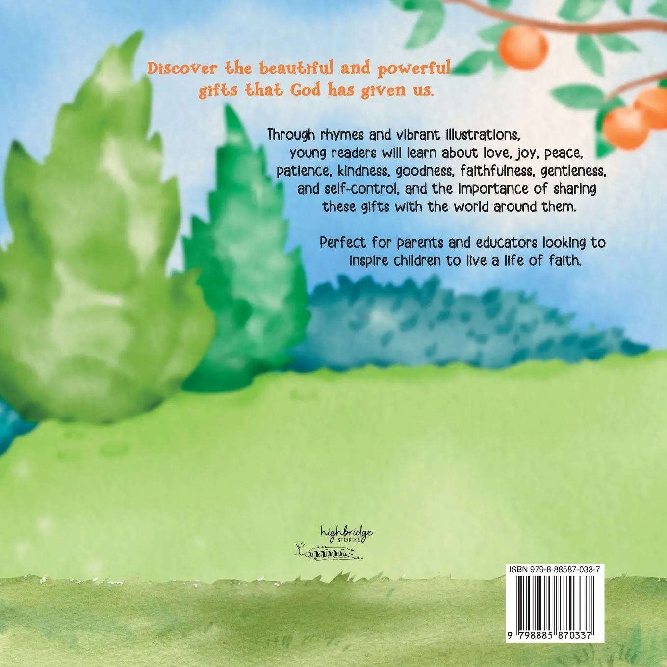 Rückseite: 9798885870337 | The Fruit of the Spirit | Adoria Alina Maiyer Publishing | Taschenbuch