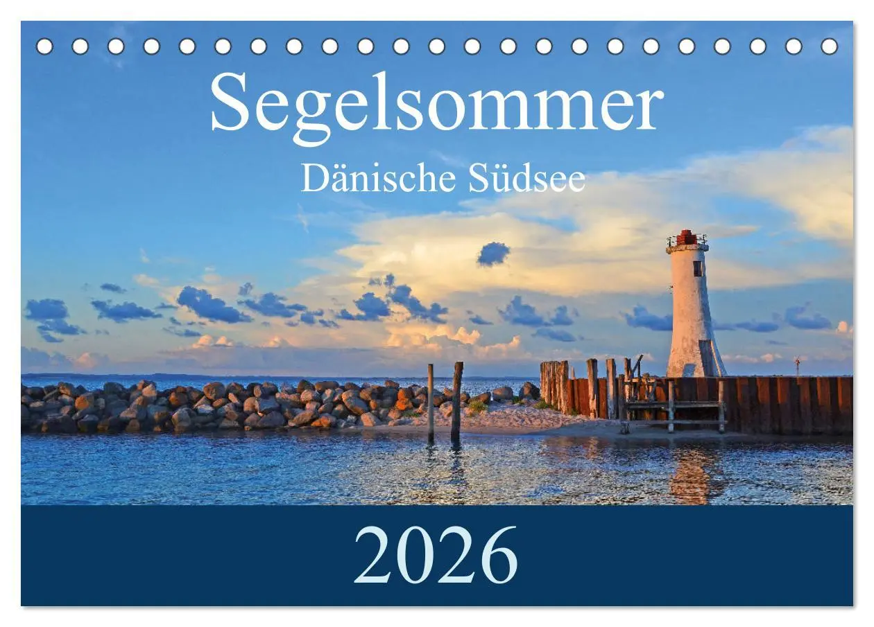 Cover: 9783457830437 | Segelsommer - Dänische Südsee (Tischkalender 2026 DIN A5 quer),...