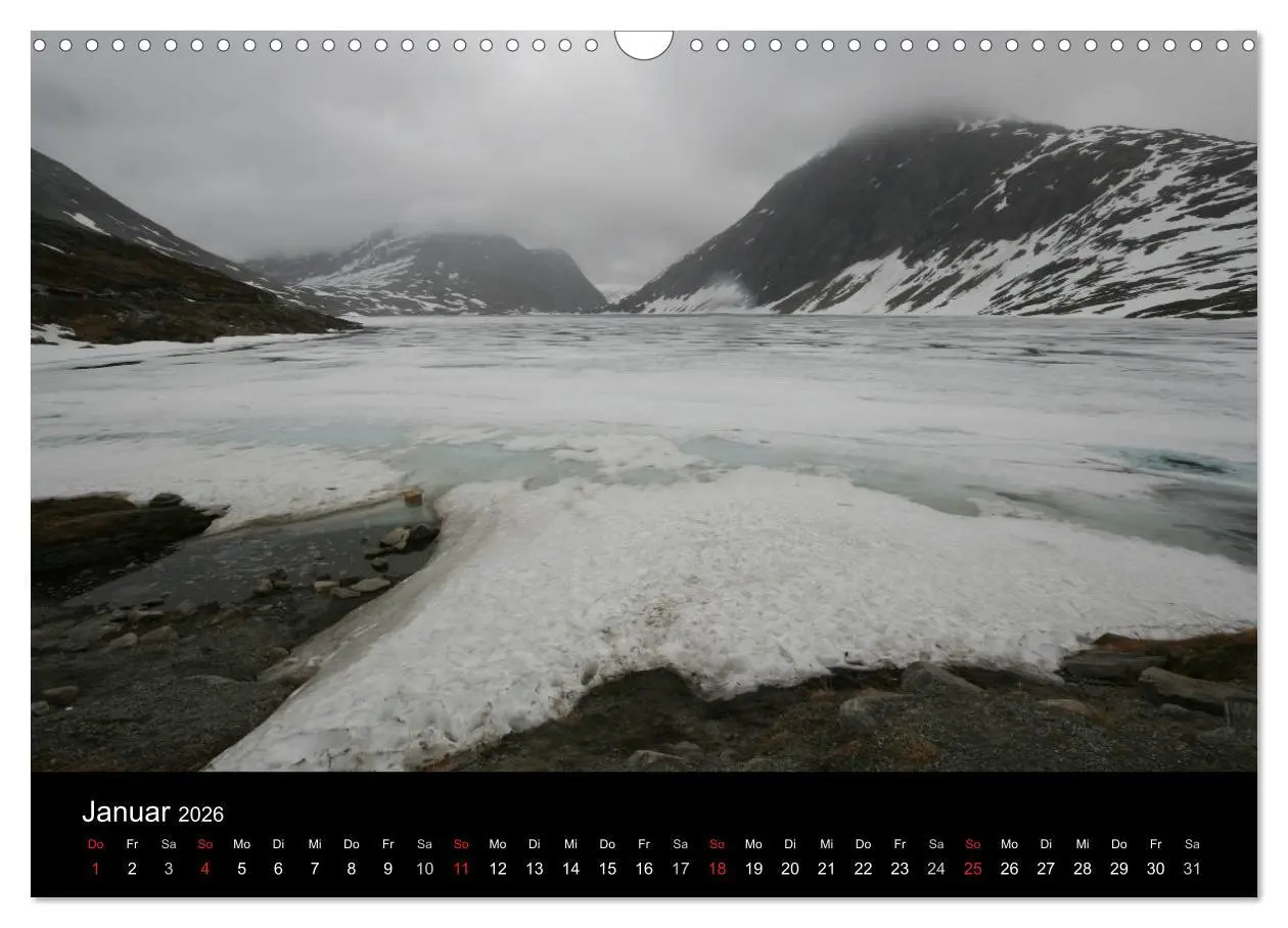 Bild: 9783516160437 | Norwegen 2026 (Wandkalender 2026 DIN A3 quer), CALVENDO Monatskalender