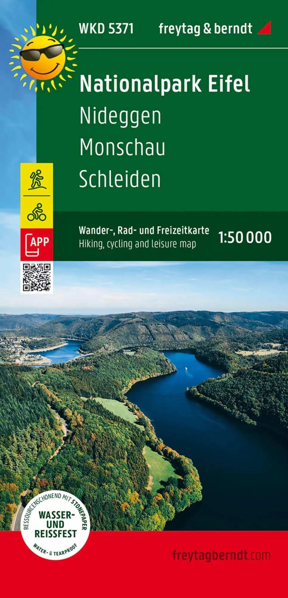 Cover: 9783707920437 | freytag &amp; berndt Wanderkarte WKD 5371 Nationalpark Eifel, Nideggen...