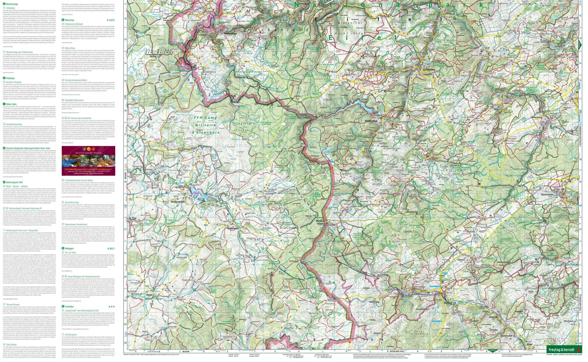 Bild: 9783707920437 | freytag &amp; berndt Wanderkarte WKD 5371 Nationalpark Eifel, Nideggen...