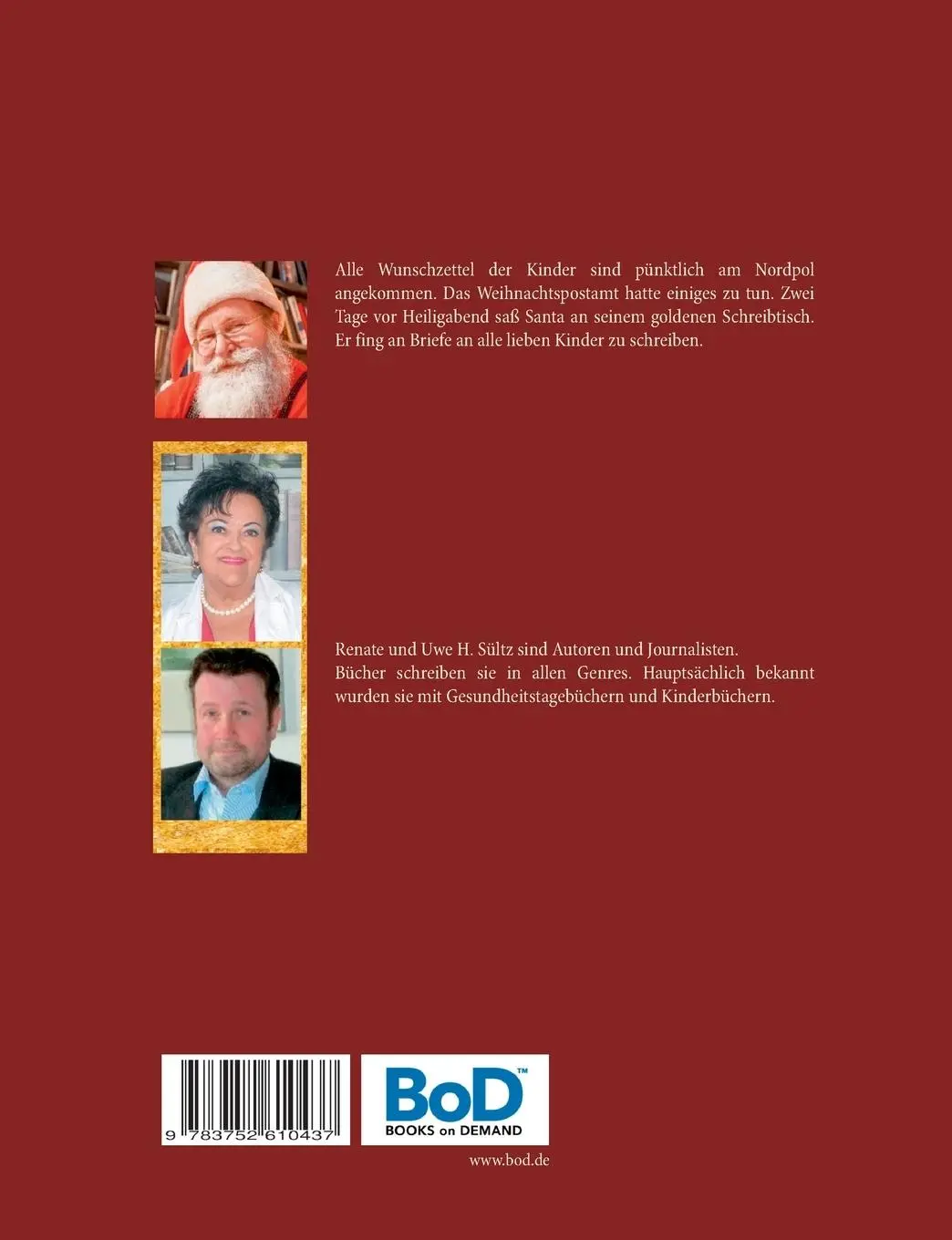 Rückseite: 9783752610437 | Briefe von Santa Claus - Eine kleine Auswahl von persönlichen...