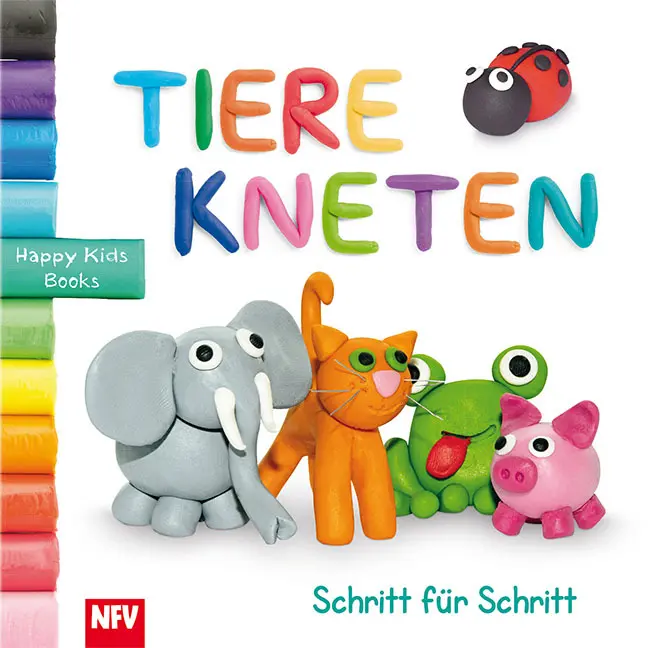 Cover: 9783849420437 | Tiere kneten Schritt-für-Schritt | Happy Kids Books | Taschenbuch