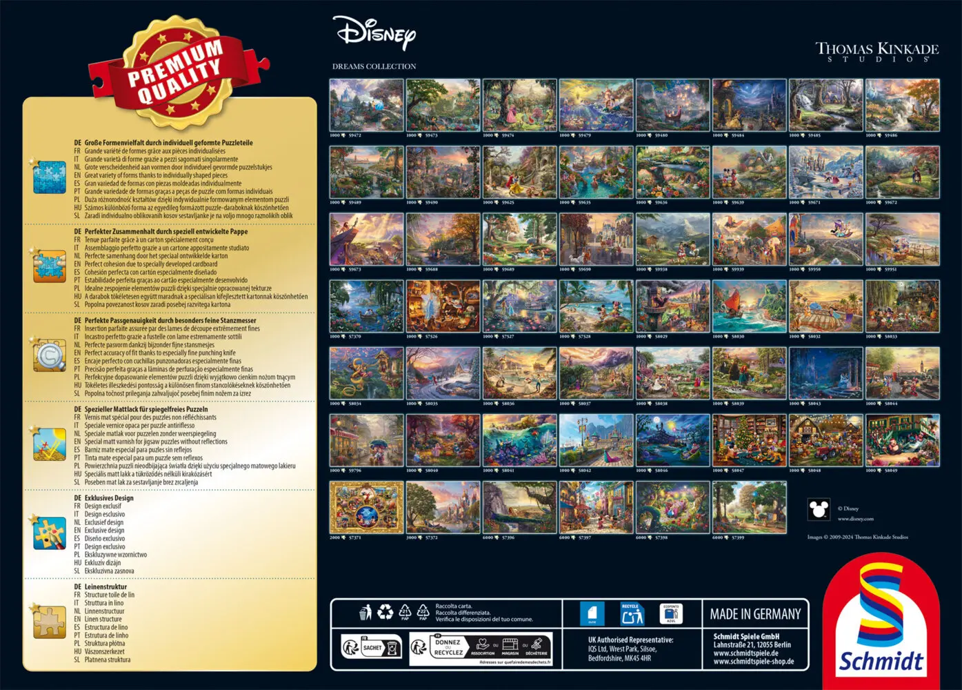 Bild: 4001504580537 | Disney, Mickey &amp; Minnie in Italy | Spiel | Schachtel | 58053 | Deutsch