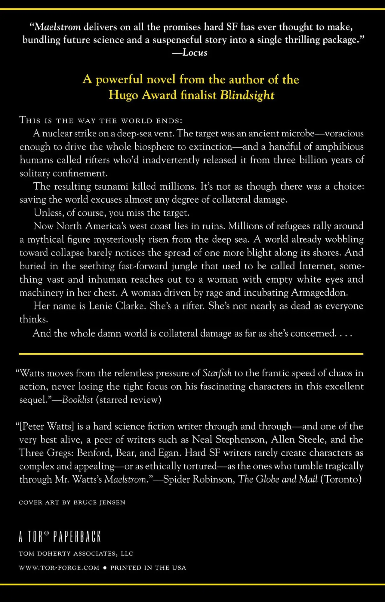 Rückseite: 9780765320537 | Maelstrom | Watts Peter | Taschenbuch | Englisch | 2009