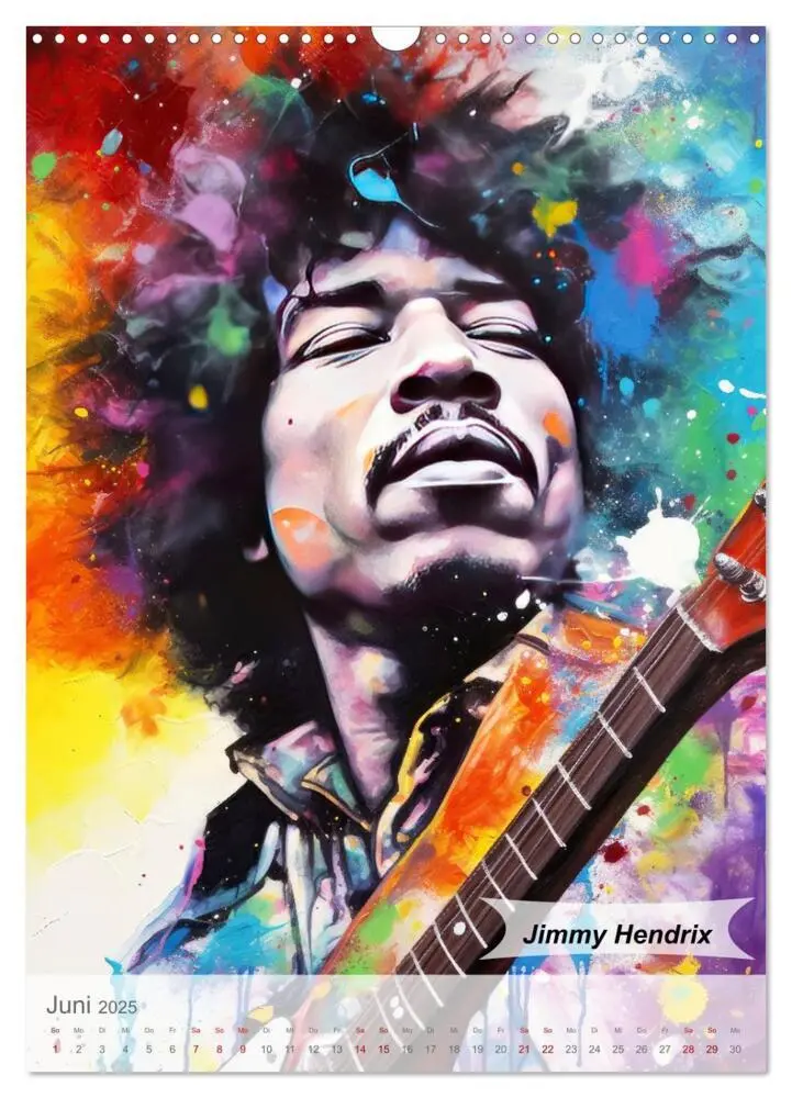 Bild: 9783457130537 | POP Legenden in Pop-Art (Wandkalender 2025 DIN A3 hoch), CALVENDO...