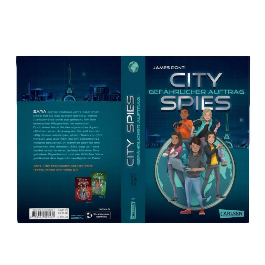 Bild: 9783551320537 | City Spies 1: Gefährlicher Auftrag | James Ponti | Taschenbuch | 2022