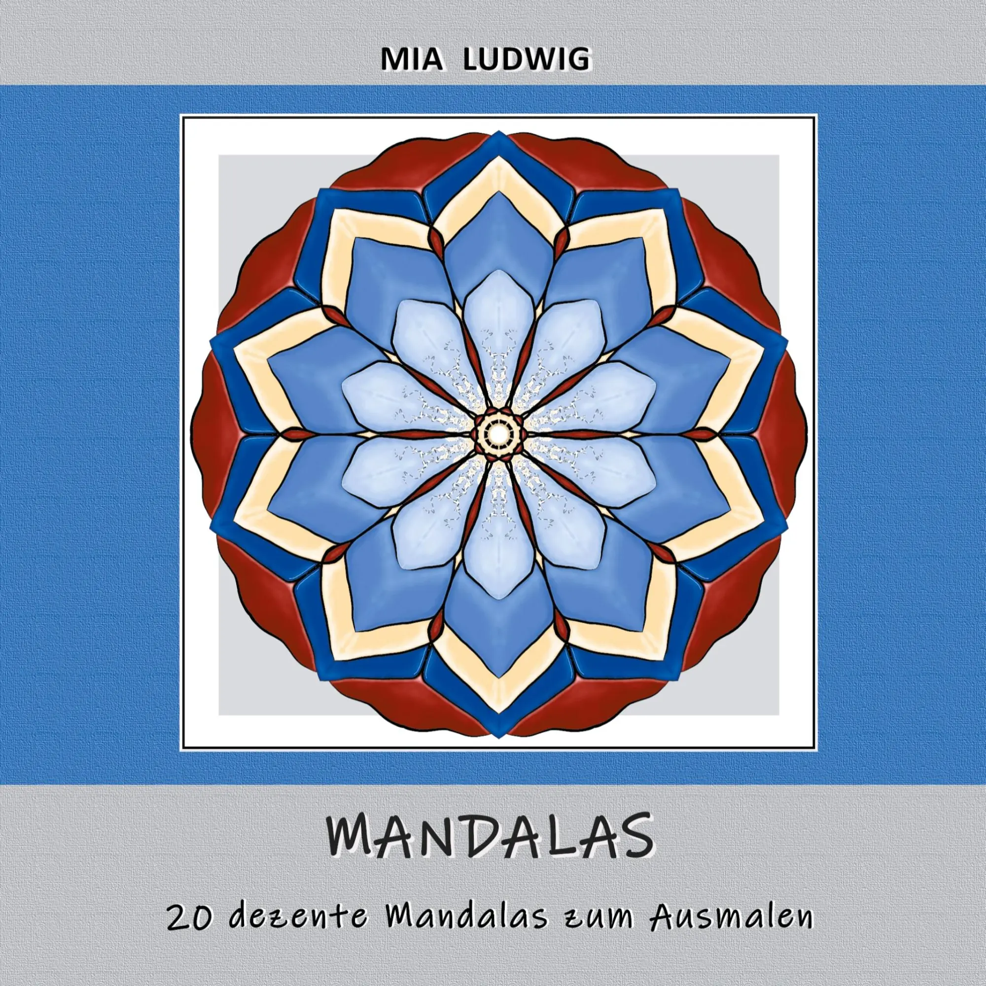Cover: 9783751920537 | Mandala-Malbuch | 20 dezente Mandalas zum Ausmalen | Mia Ludwig | Buch