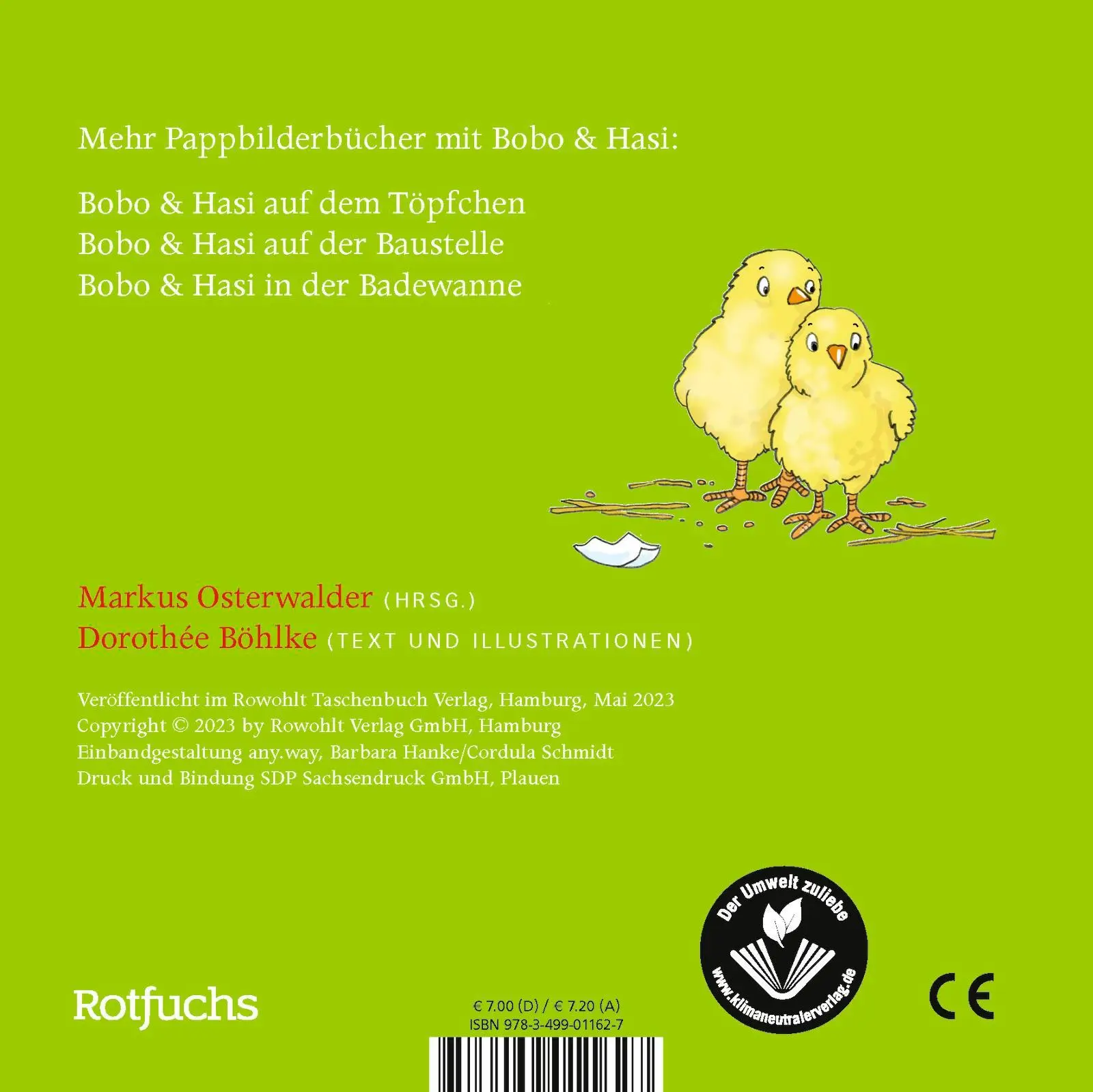 Rückseite: 9783757100537 | Bobo &amp; Hasi auf dem Bauernhof | Pappbilderbuch ab 12 Monaten | Böhlke