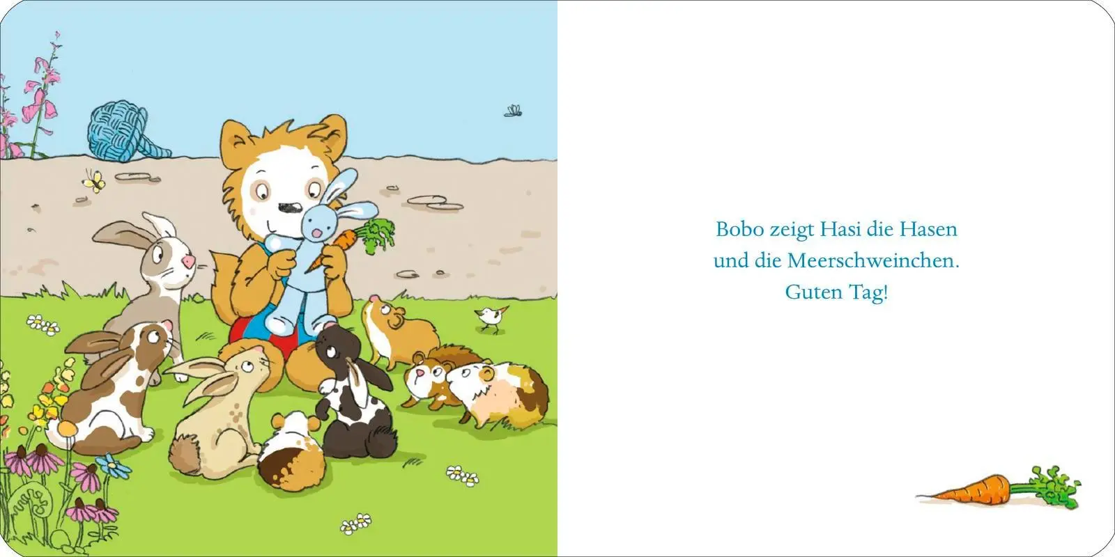 Bild: 9783757100537 | Bobo &amp; Hasi auf dem Bauernhof | Pappbilderbuch ab 12 Monaten | Böhlke