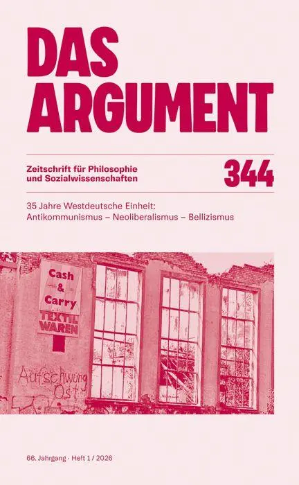 Cover: 9783867540537 | Das Argument 344 | Taschenbuch | 240 S. | Deutsch | 2026