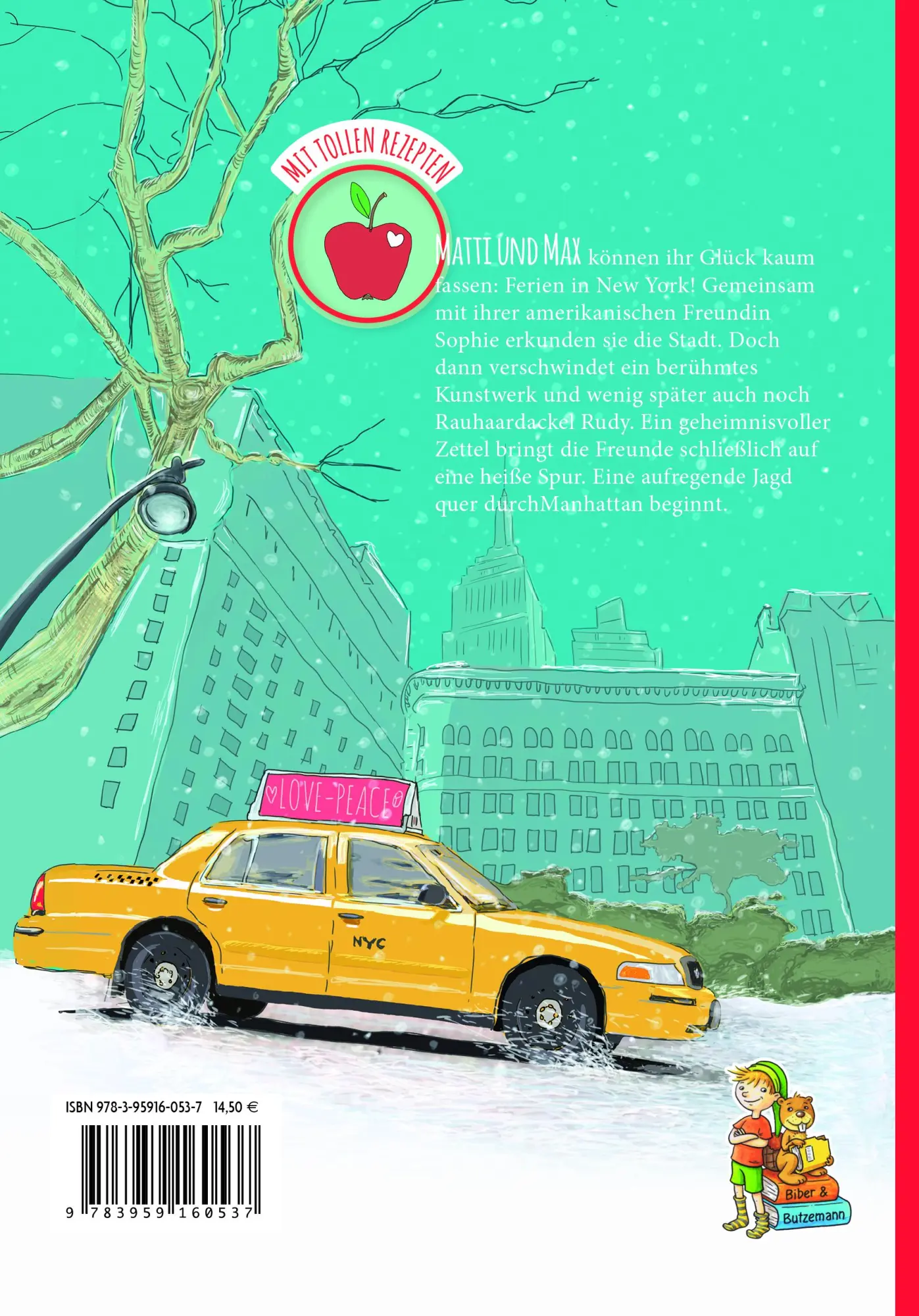 Rückseite: 9783959160537 | Matti und Max: Abenteuer in New York | Sandra Lehmann | Buch | 128 S.