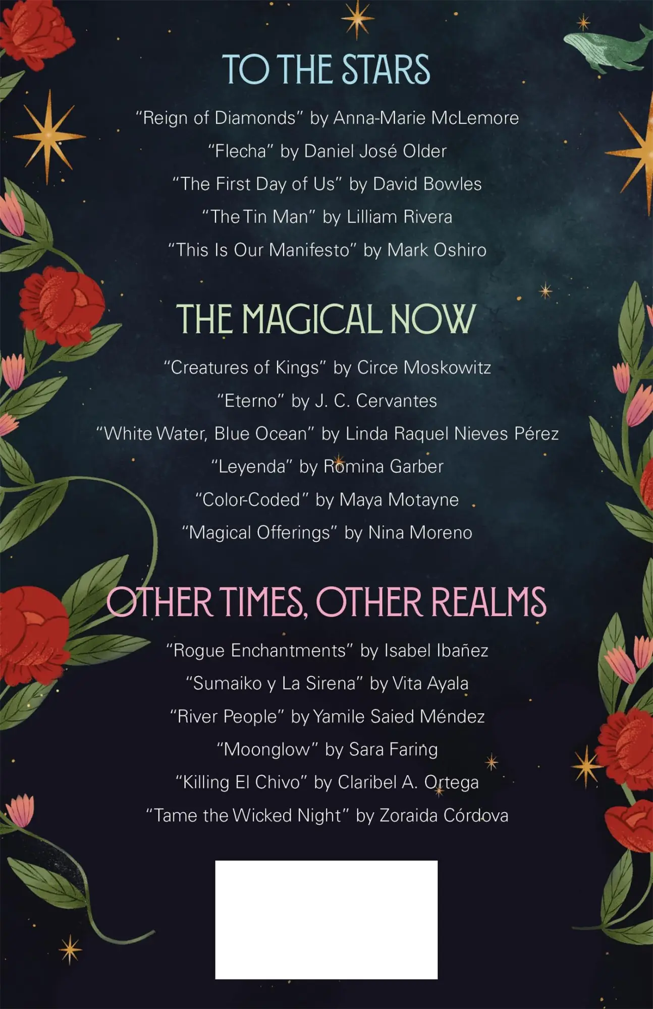 Rückseite: 9781250790637 | Reclaim the Stars | 17 Tales Across Realms &amp; Space | Zoraida Córdova