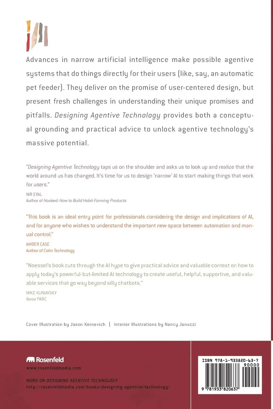 Rückseite: 9781933820637 | Designing Agentive Technology | AI That Works for People | Noessel
