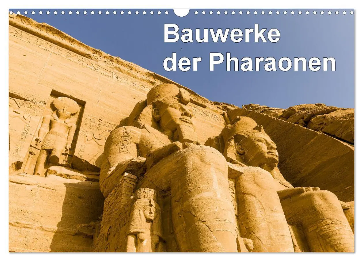 Cover: 9783457500637 | Bauwerke der Pharaonen (Wandkalender 2026 DIN A3 quer), CALVENDO...
