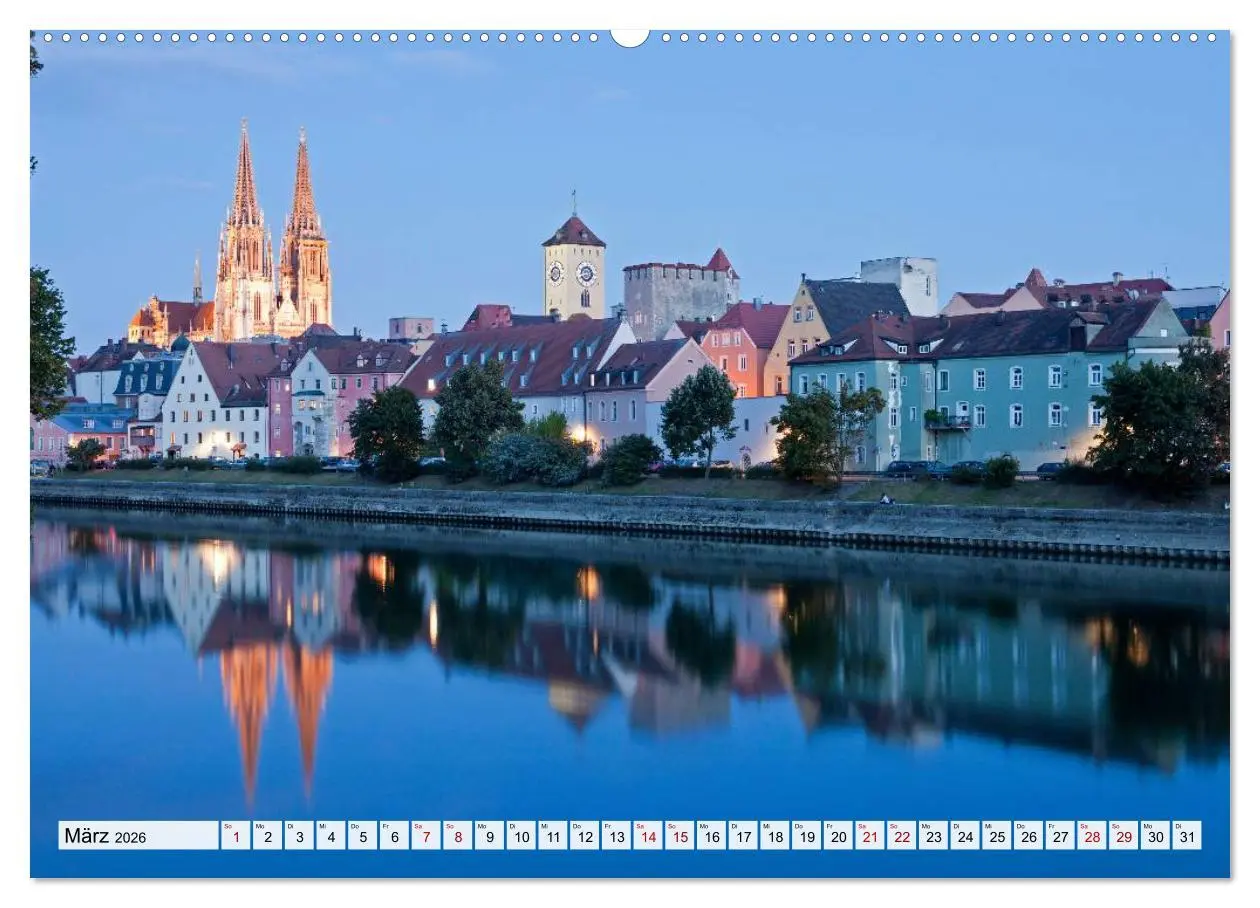 Bild: 9783457740637 | Deutsche Stadtansichten (Wandkalender 2026 DIN A2 quer), CALVENDO...