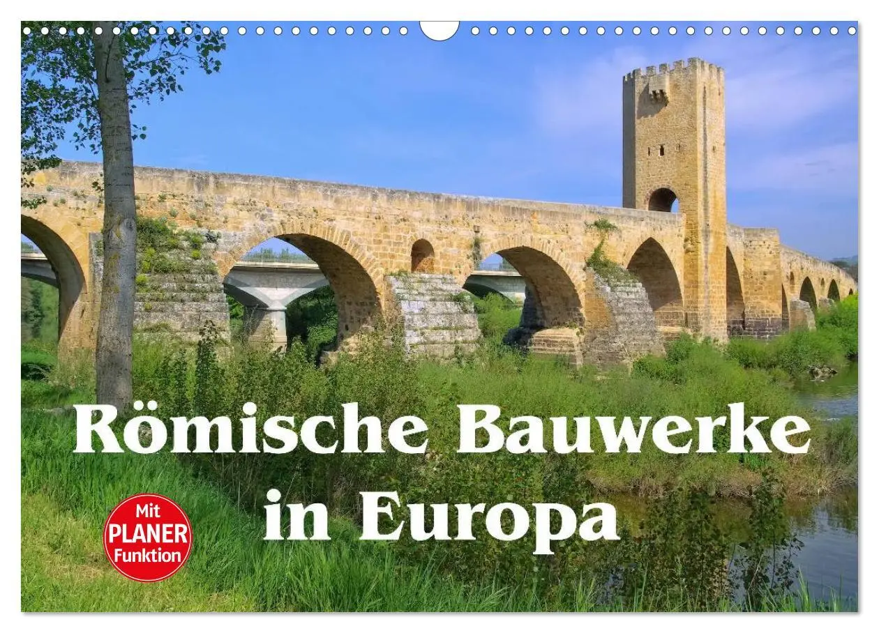 Cover: 9783457980637 | Römische Bauwerke in Europa (Wandkalender 2026 DIN A3 quer),...