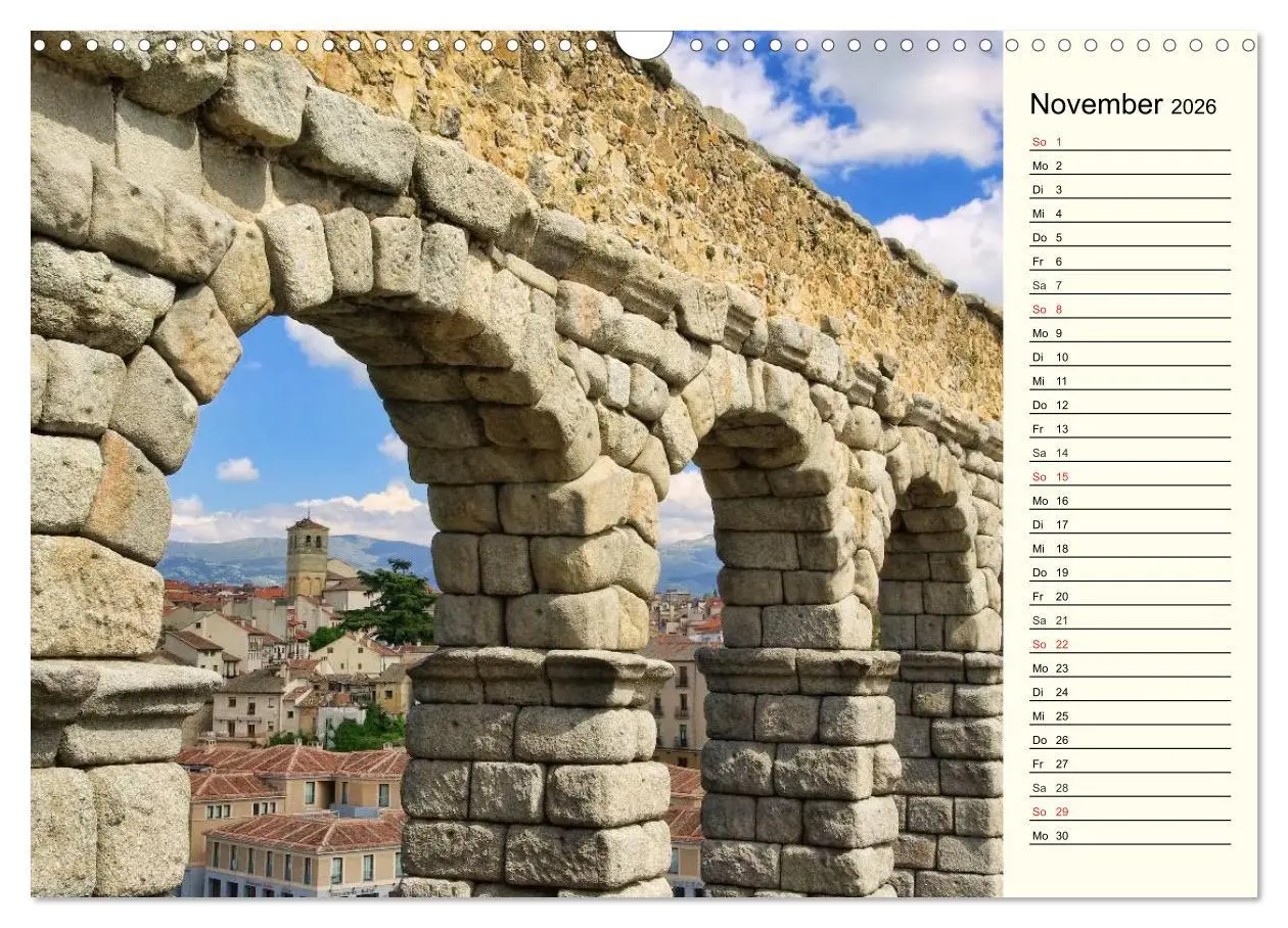 Bild: 9783457980637 | Römische Bauwerke in Europa (Wandkalender 2026 DIN A3 quer),...