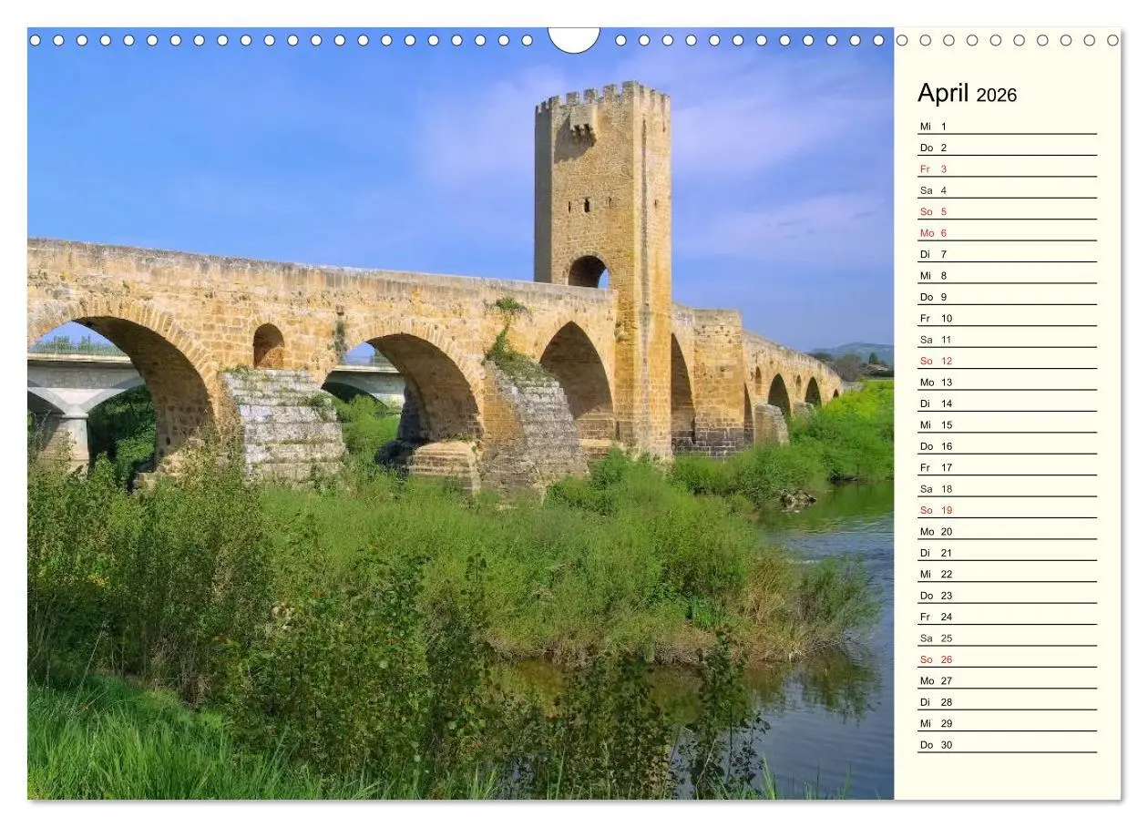 Bild: 9783457980637 | Römische Bauwerke in Europa (Wandkalender 2026 DIN A3 quer),...