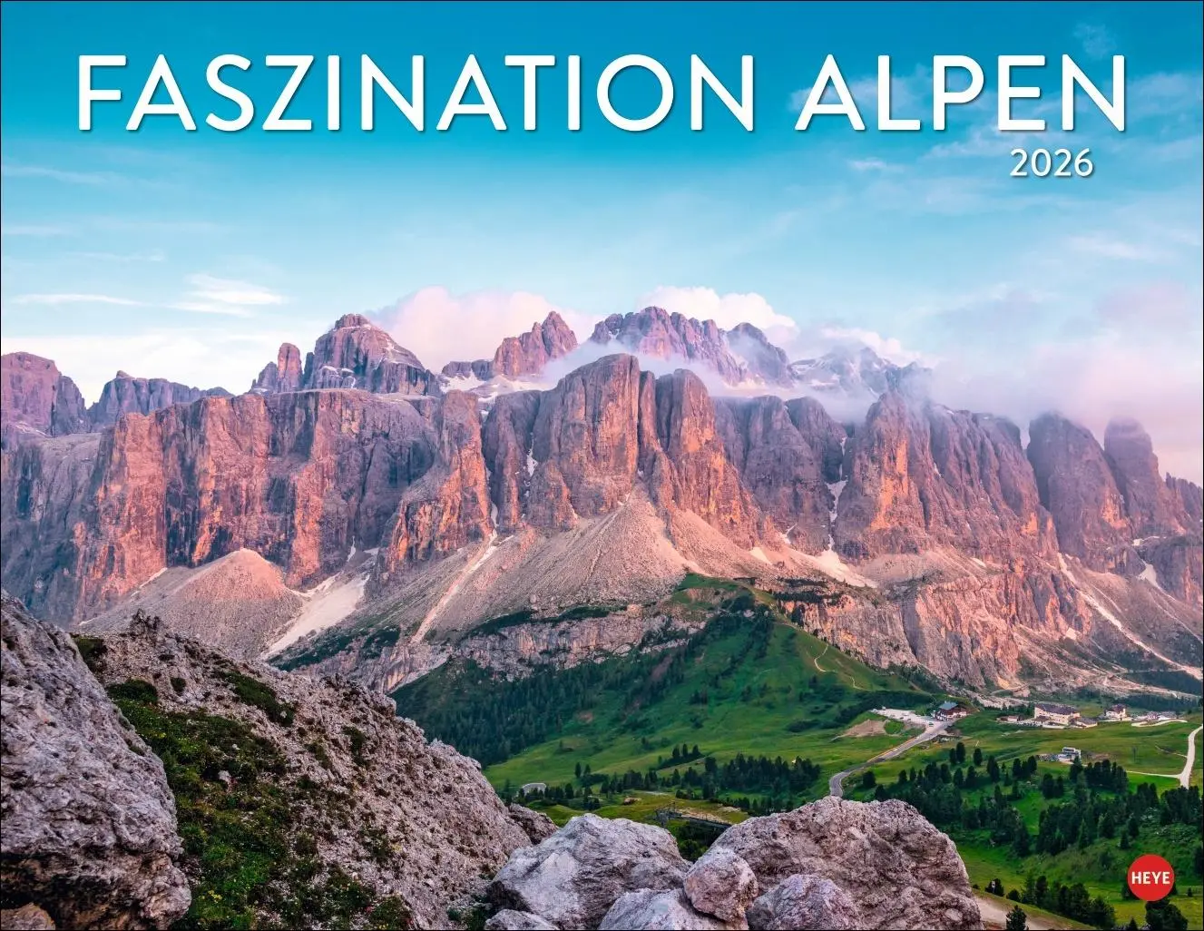 Cover: 9783756410637 | Faszination Alpen Posterkalender 2026 | Heye | Kalender | 14 S. | 2026