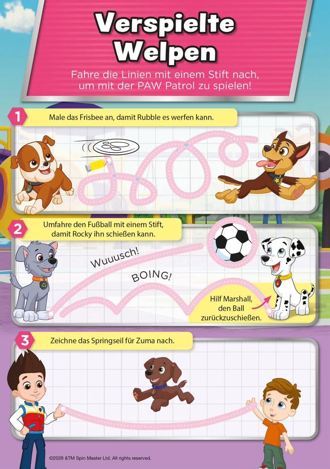 Bild: 9783845130637 | PAW Patrol Kindergartenheft: Mein pfotenstarker Spaßblock | Buch