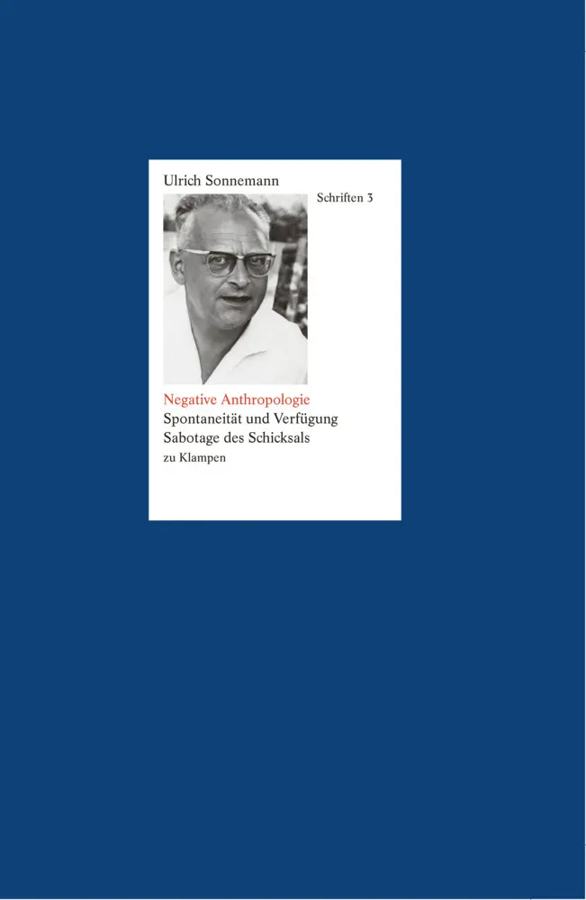 Cover: 9783934920637 | Schriften / Negative Anthropologie. Schriften 3 | Ludwig Tieck (u. a.)