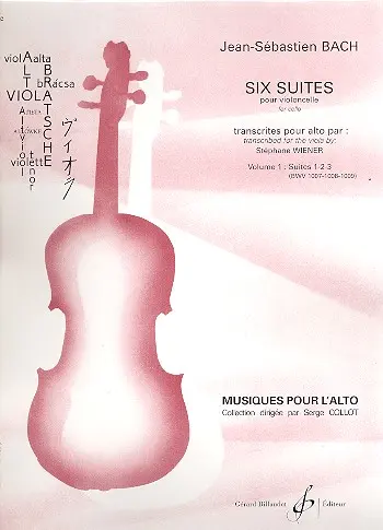 Cover: 9790043040637 | Six Suites Pour Alto - Suites 1.2.3. - Volume 1 | Bach | Buch