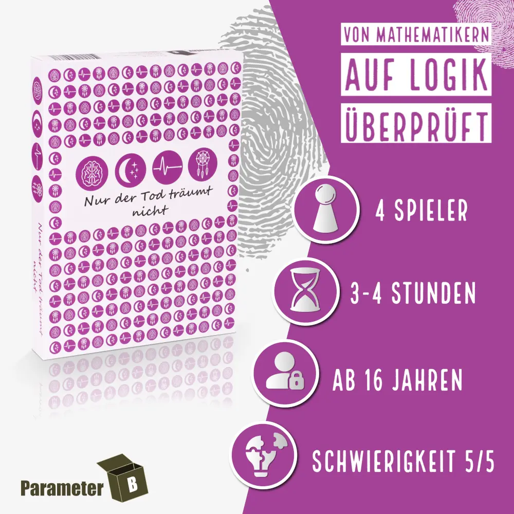 Cover: 802022300737 | Nur der Tod träumt nicht | Lisa Birrenkoven | Spiel | Stülpschachtel