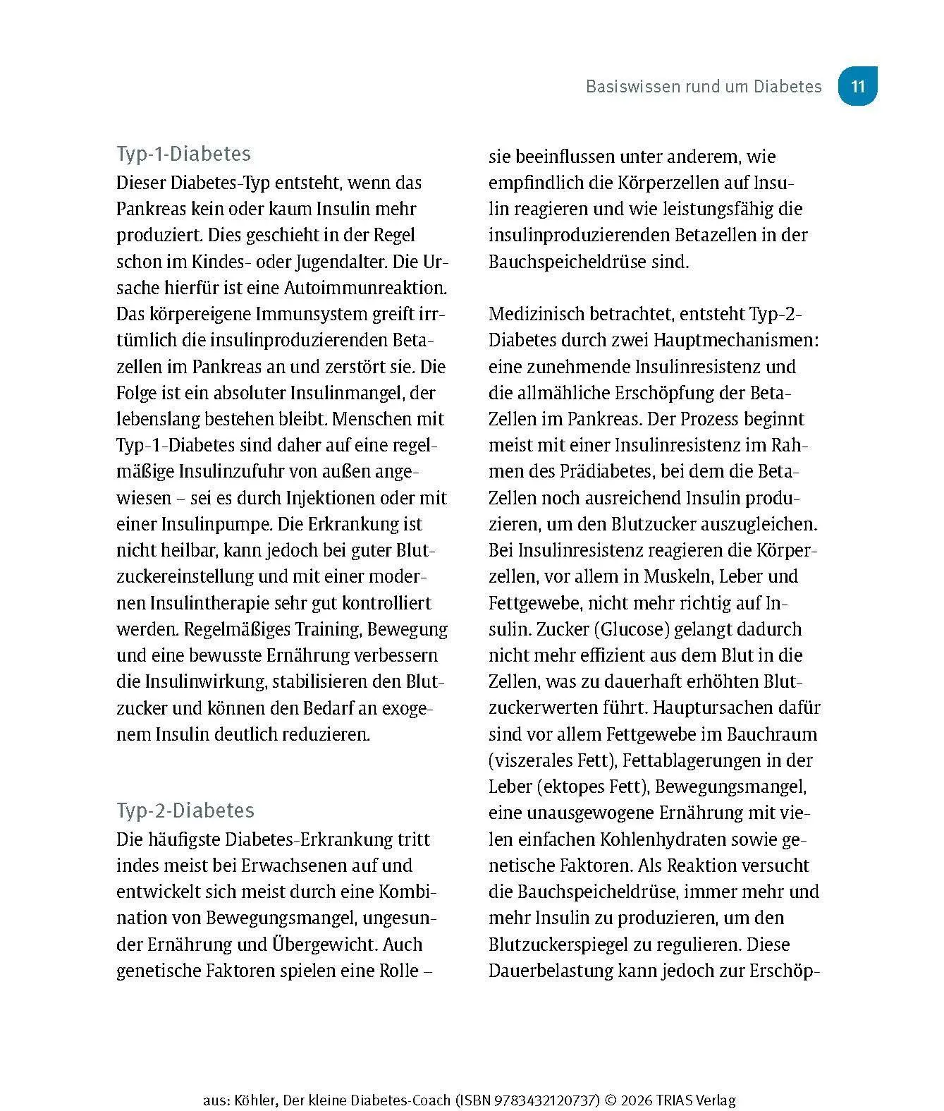 Bild: 9783432120737 | Der kleine Diabetes-Coach | Patrick Köhler | Taschenbuch | 128 S.