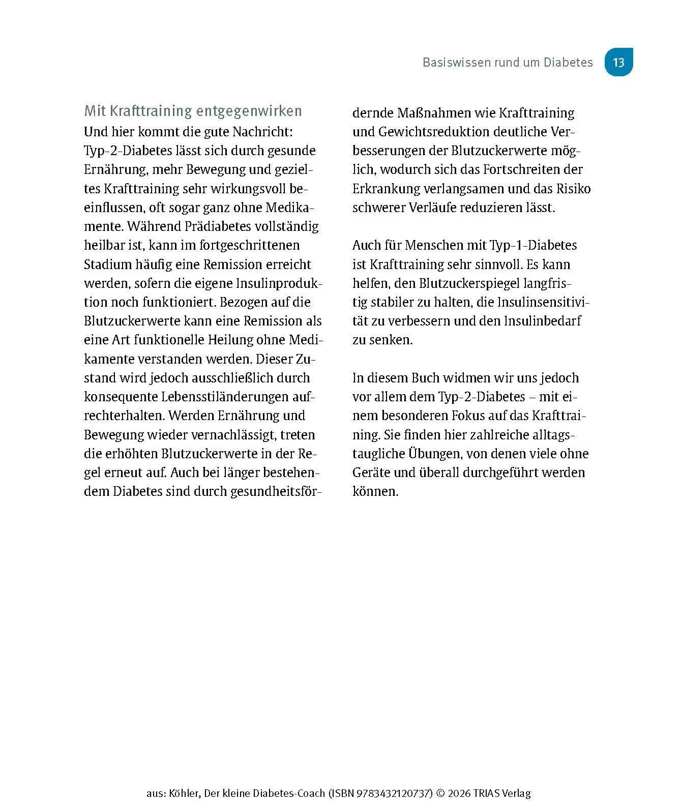 Bild: 9783432120737 | Der kleine Diabetes-Coach | Patrick Köhler | Taschenbuch | 128 S.