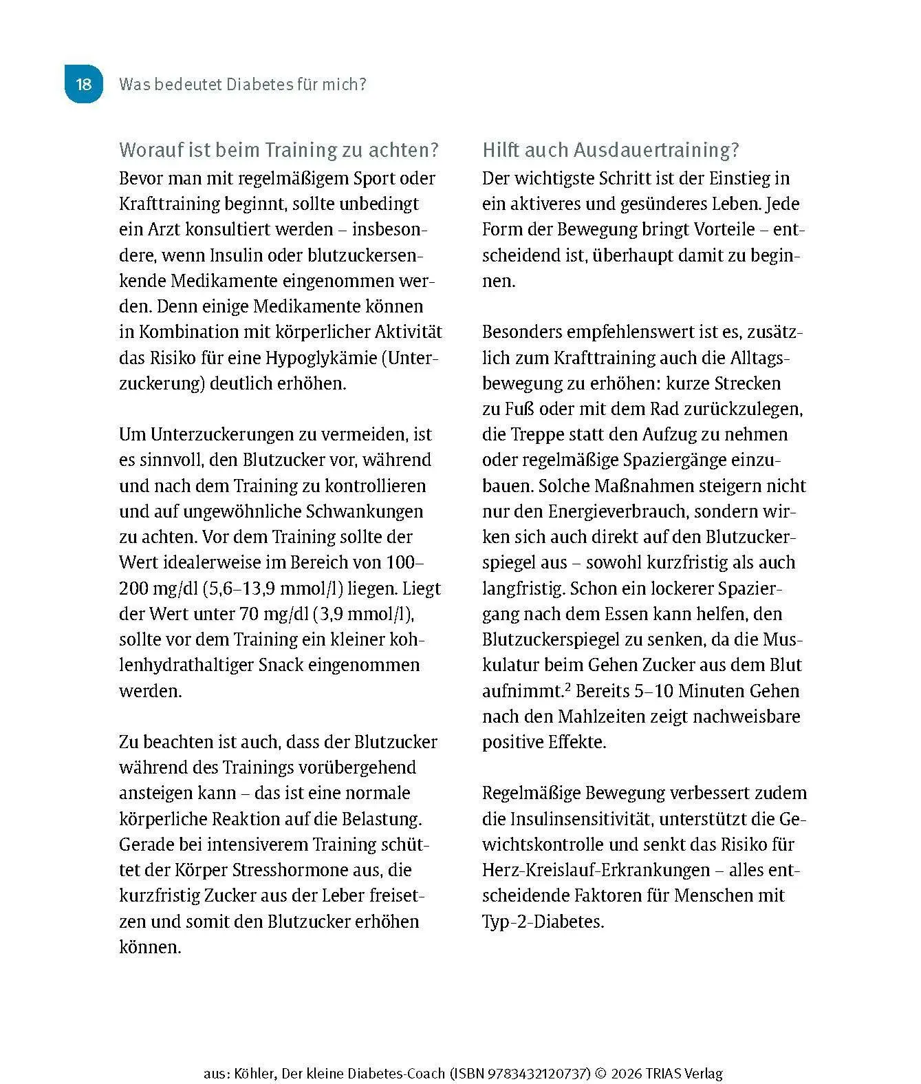 Bild: 9783432120737 | Der kleine Diabetes-Coach | Patrick Köhler | Taschenbuch | 128 S.