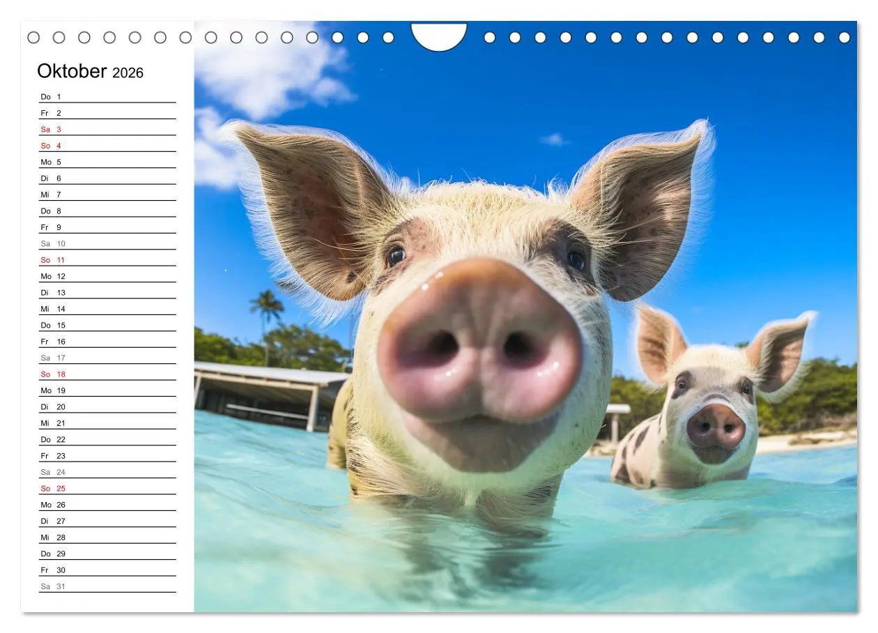 Bild: 9783457350737 | Schweinereien in der Karibik. Sonne und Spaß mit schwimmenden...