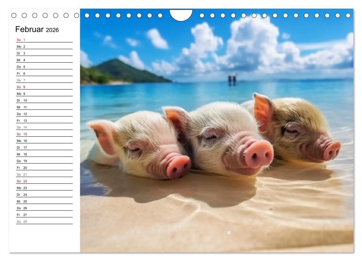 Bild: 9783457350737 | Schweinereien in der Karibik. Sonne und Spaß mit schwimmenden...