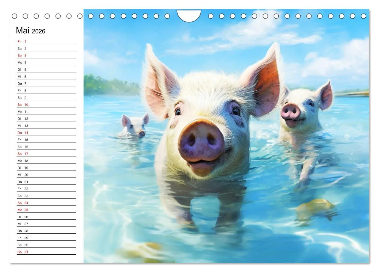 Bild: 9783457350737 | Schweinereien in der Karibik. Sonne und Spaß mit schwimmenden...