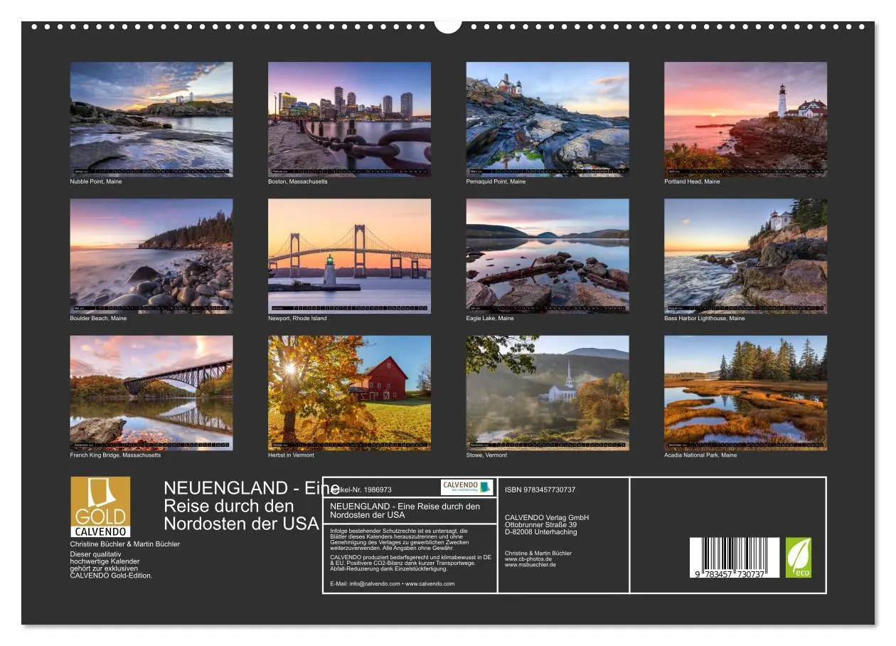 Bild: 9783457730737 | NEUENGLAND - Eine Reise durch den Nordosten der USA (hochwertiger...