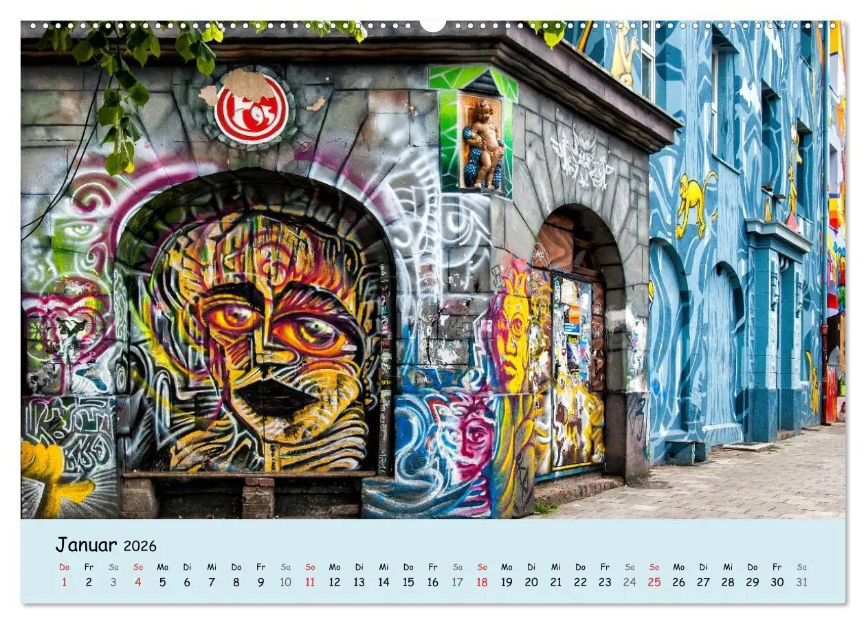 Bild: 9783516060737 | Düsseldorf - Die Kiefernstraße (Wandkalender 2026 DIN A2 quer),...