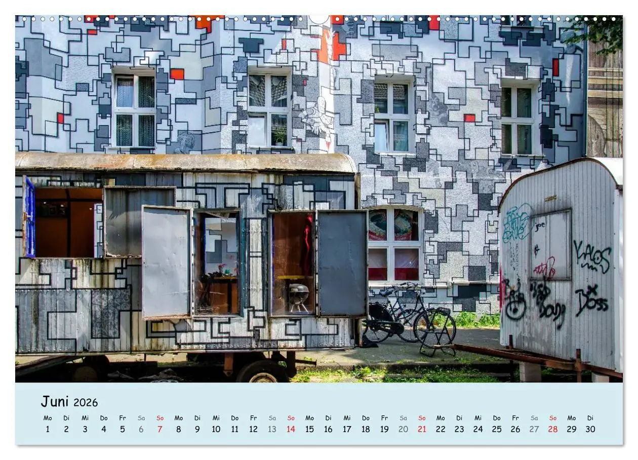 Bild: 9783516060737 | Düsseldorf - Die Kiefernstraße (Wandkalender 2026 DIN A2 quer),...