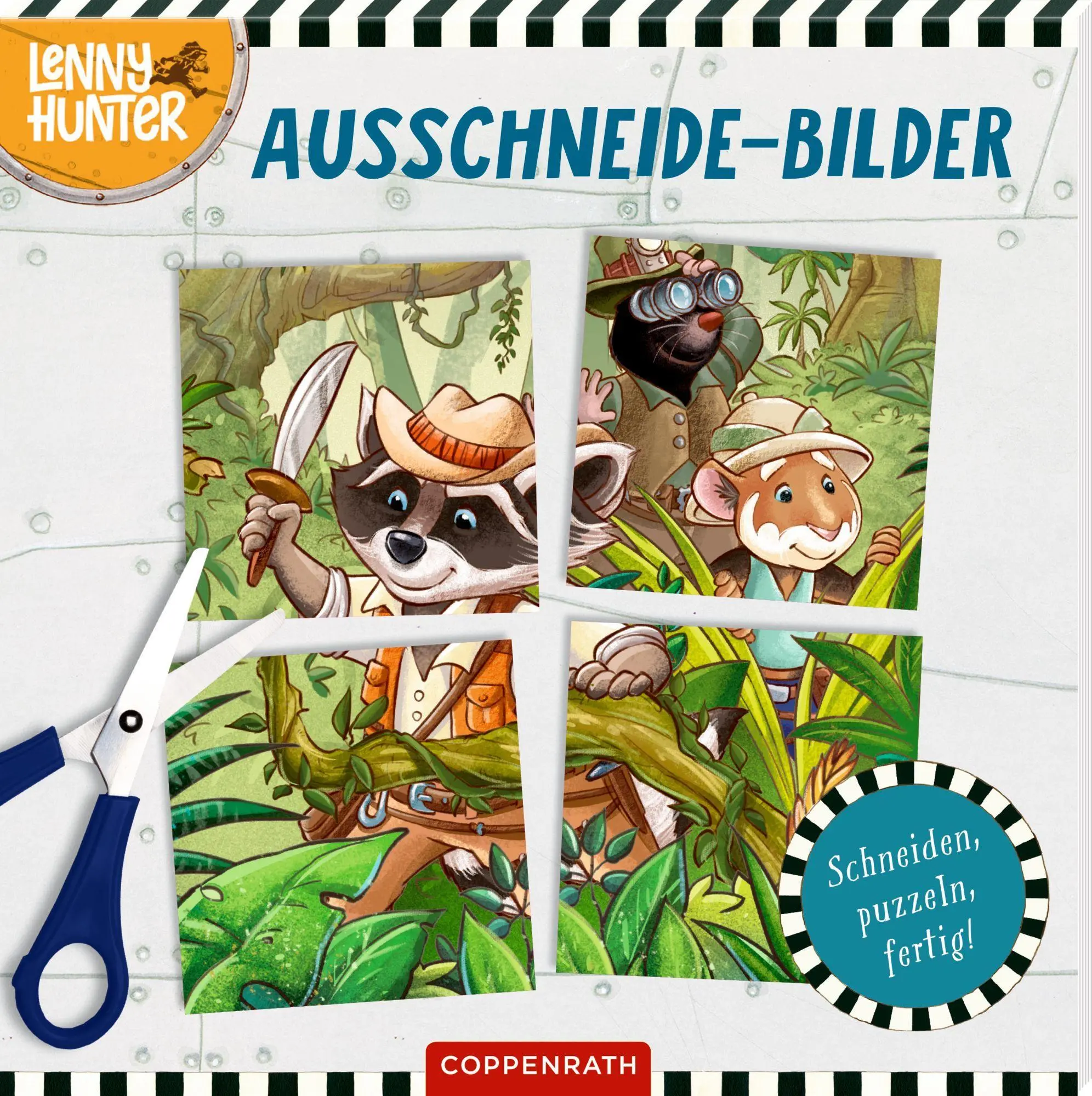 Cover: 9783649650737 | Ausschneide-Bilder | Schneiden, puzzeln, fertig! (Lenny Hunter) | Buch