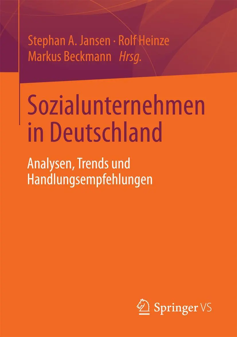 Cover: 9783658010737 | Sozialunternehmen in Deutschland | Stephan A Jansen (u. a.) | Buch