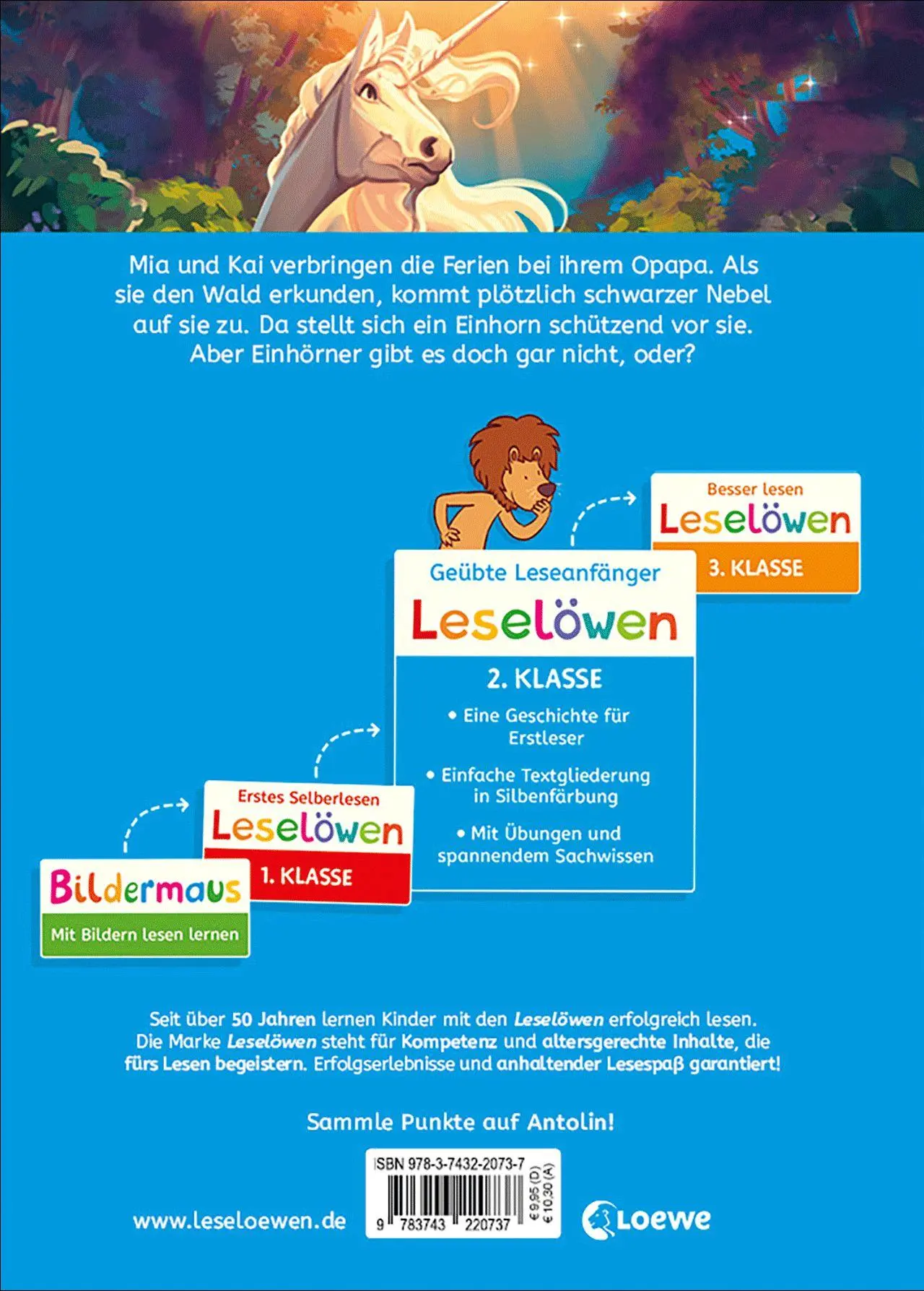 Bild: 9783743220737 | Leselöwen 2. Klasse - Das Geheimnis des weißen Einhorns | Jablonski