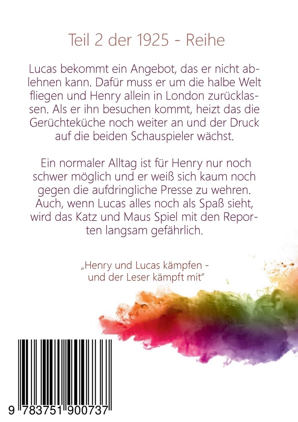 Rückseite: 9783751900737 | 1925 - Liebe kämpft | Lisa Pfeifer | Taschenbuch | 1925 | Paperback