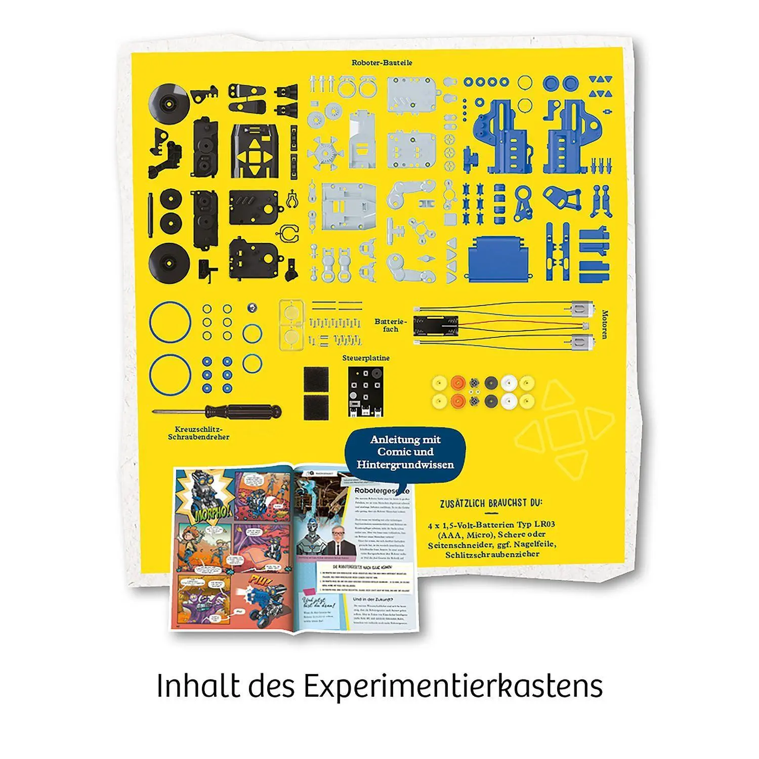 Bild: 4002051620837 | Morpho - Dein 3-in-1 Roboter | Experimentierkasten | Spiel | 620837