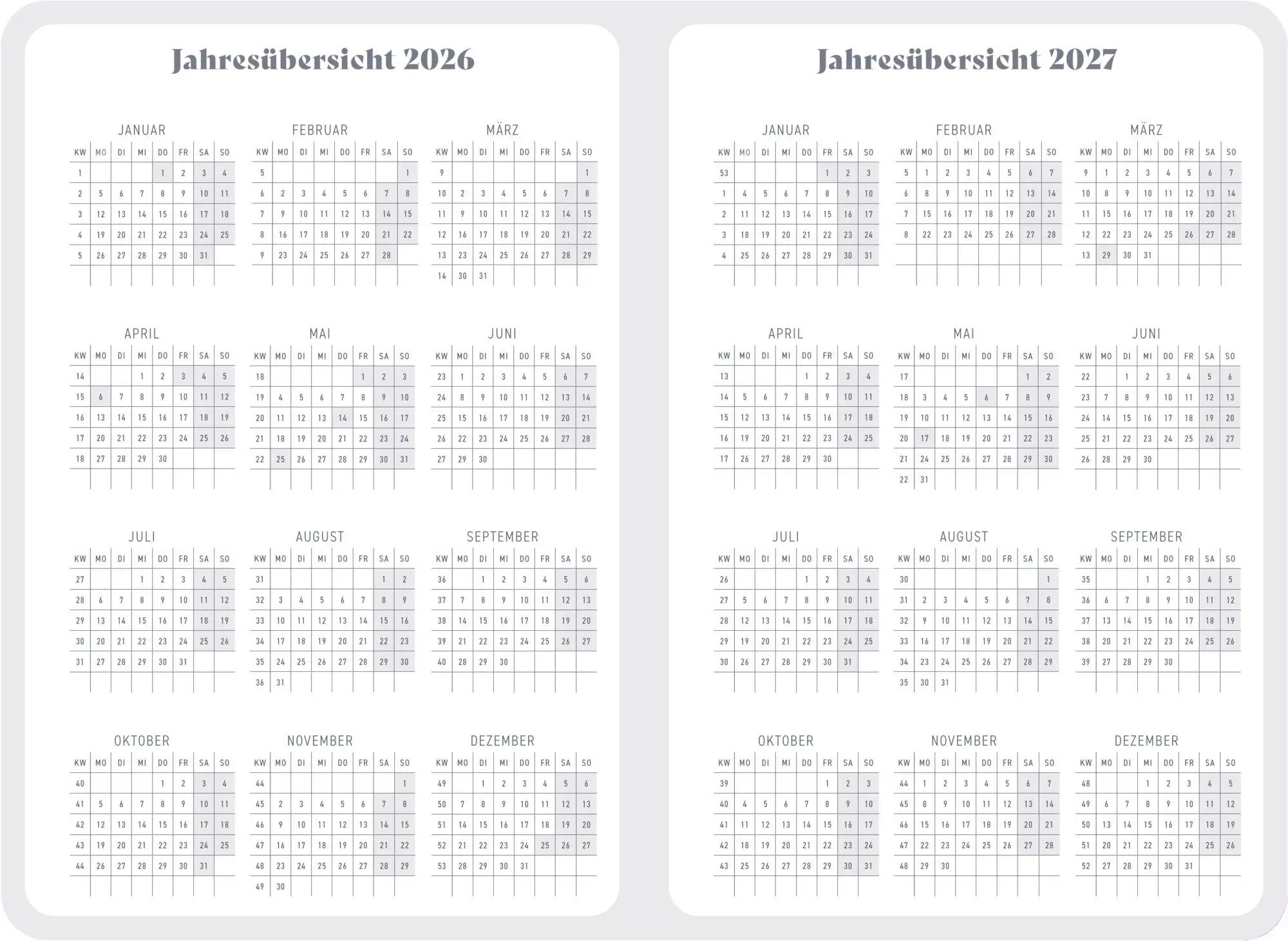 Bild: 4050003970837 | Wochenkalender 2027 - Coral | Kalender | 128 S. | Deutsch | 2027