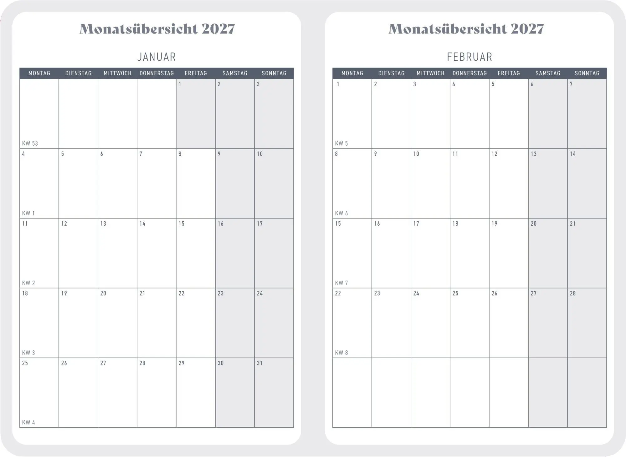 Bild: 4050003970837 | Wochenkalender 2027 - Coral | Kalender | 128 S. | Deutsch | 2027