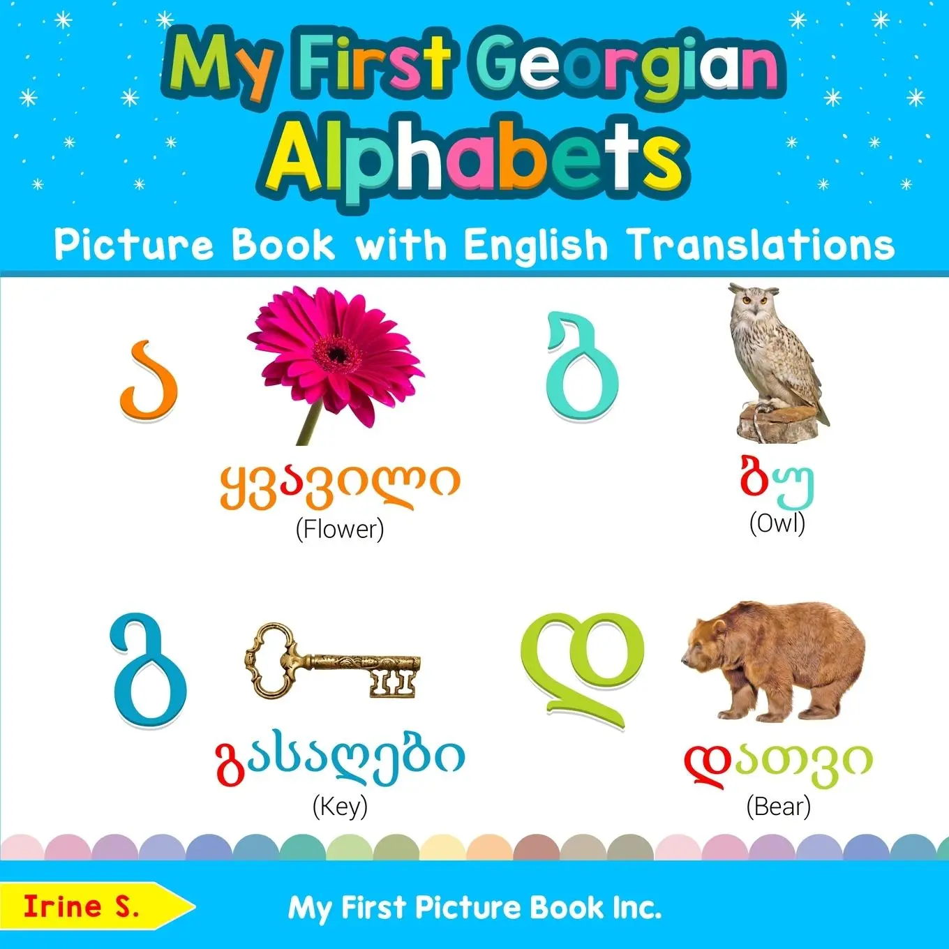 Cover: 9780369600837 | My First Georgian Alphabets Picture Book with English Translations | S