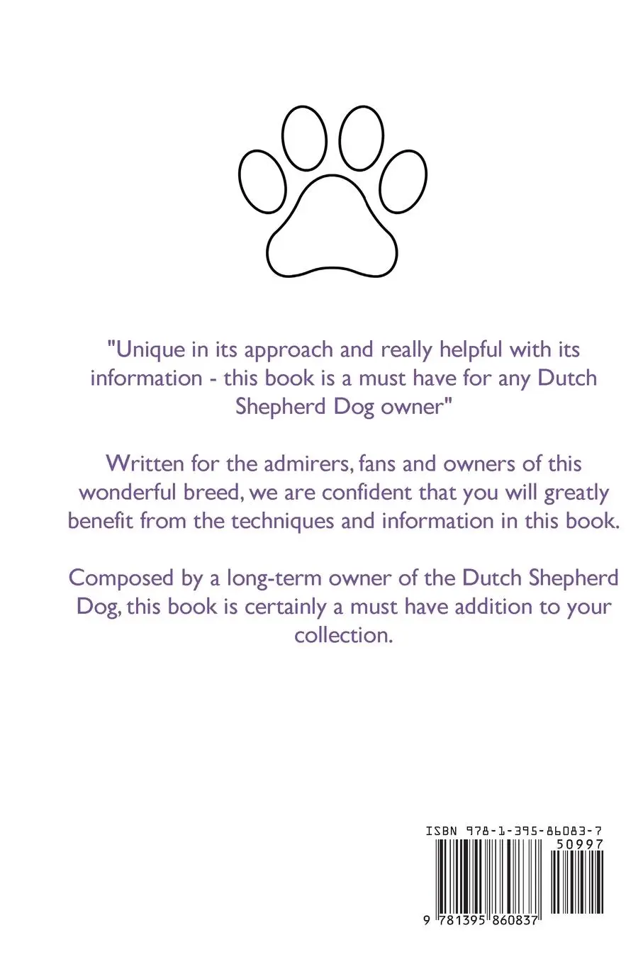 Rückseite: 9781395860837 | Dutch Shepherd Dog Activities Dutch Shepherd Dog Tricks, Games &amp;...