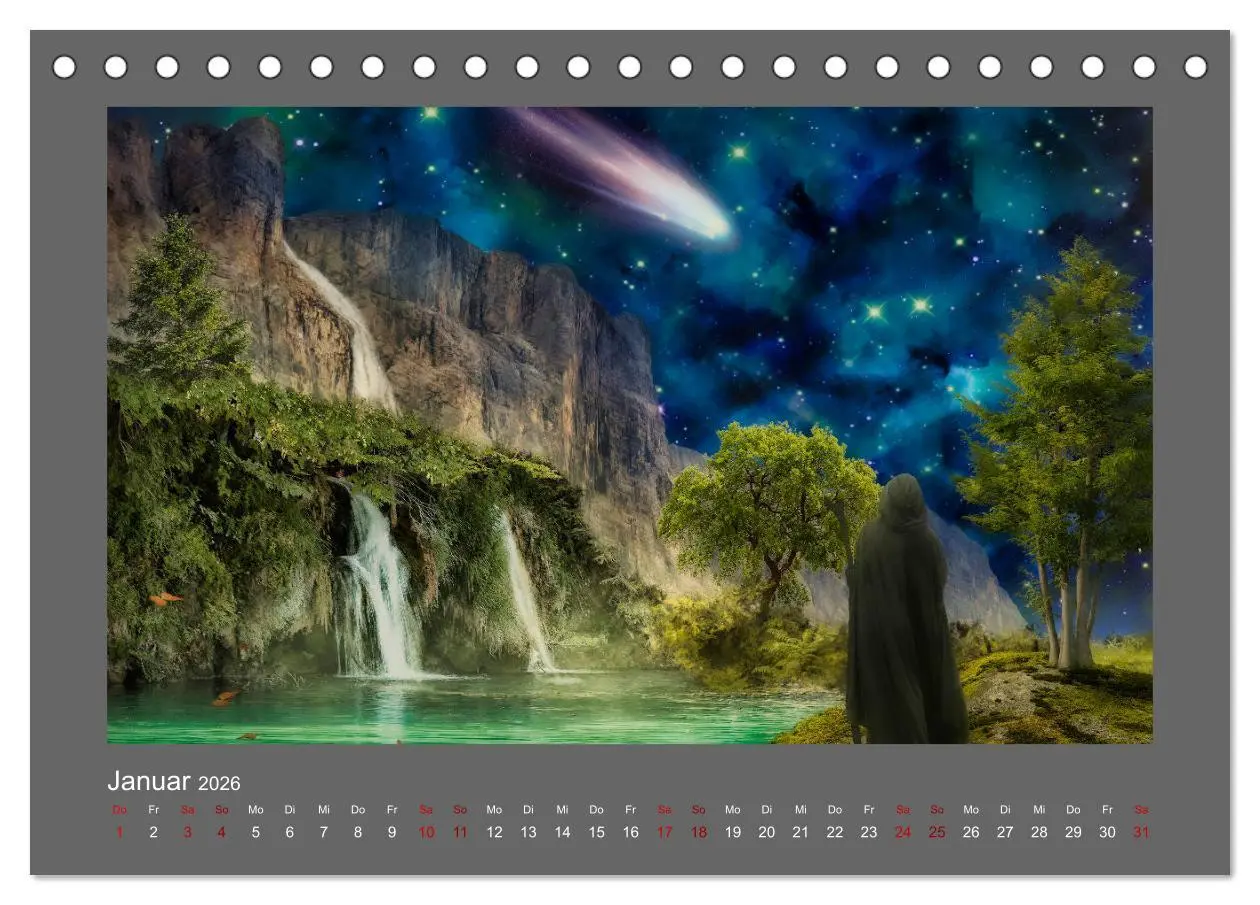 Bild: 9783457720837 | Weg des Zauberers (Tischkalender 2026 DIN A5 quer), CALVENDO...