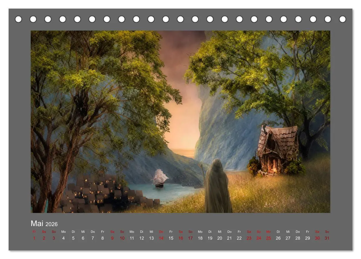 Bild: 9783457720837 | Weg des Zauberers (Tischkalender 2026 DIN A5 quer), CALVENDO...